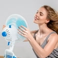 thumbnail image 5 of Moclever Clip Fan 8" 2-Speed Portable Indoor Desk Fan, Adjustable Tilt, Rotates 360, 5 of 6