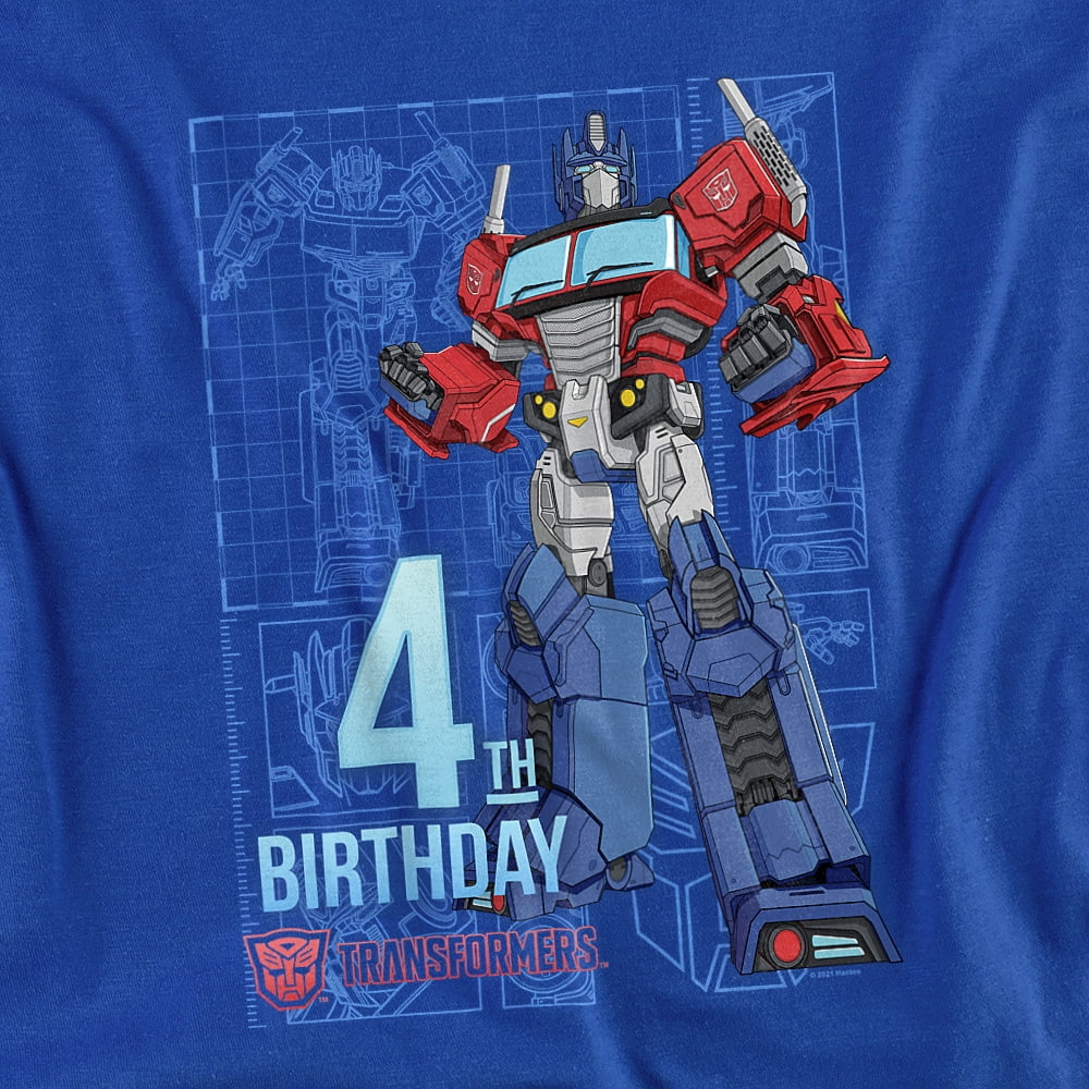 Transformers T-Shirt Transformers 4Th Birthday Unisex Graphic Tee For Men & Women