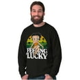 thumbnail image 5 of Betty Boop Saint Paddys Feeling Lucky Women's Long Sleeve T Shirt Brisco Brands S, 5 of 6