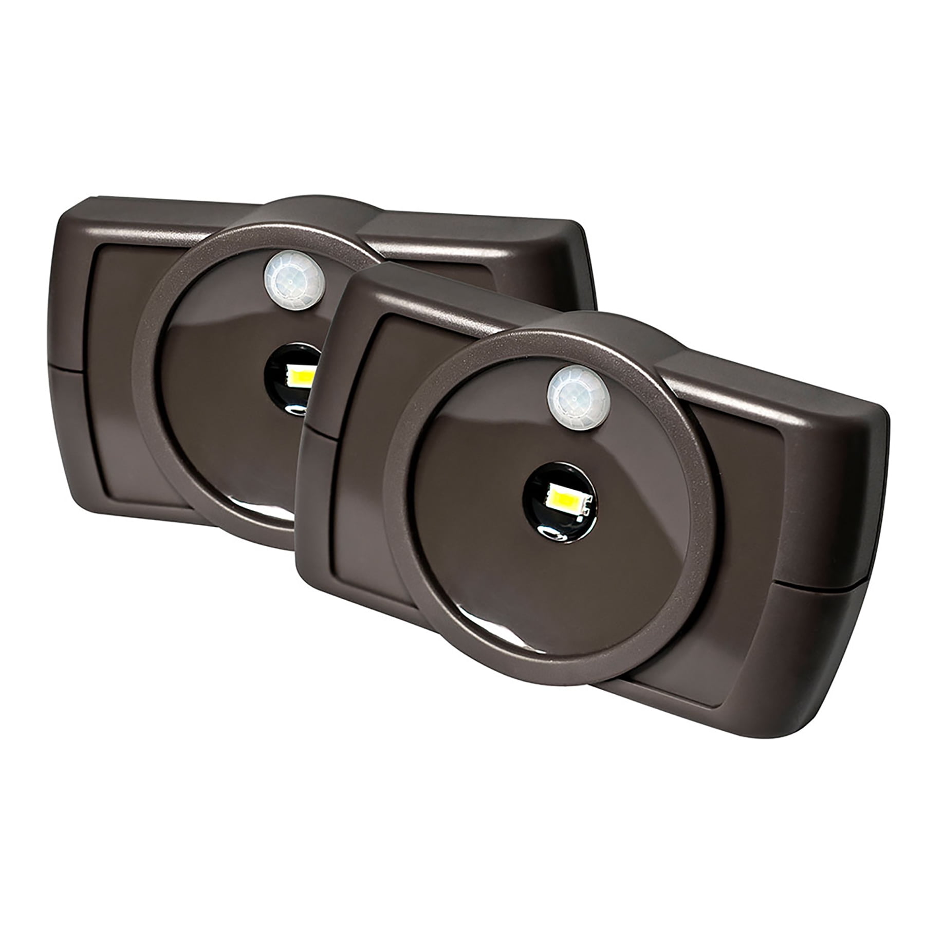LED Wireless Motion Sensor Slim Under Lights 2 Pack Mr. Beams Brown