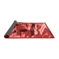 thumbnail image 2 of Ahgly Company Indoor Round Abstract Red Modern Area Rugs, 4' Round, 2 of 4