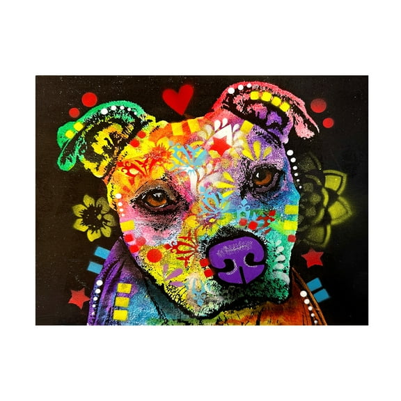 Canvas Wall Art - Dean Russo- Exclusive 'Flora 2' Wall Art for Living Room, Bedroom, or Office Décor by Trademark Fine Art - 19 x 14 Inches