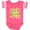 Football Pink and White, variant on Inktastic I Love My Big Brother Sun and Rainbow Letters Boys or Girls Baby Bodysuit