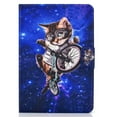 thumbnail image 3 of Allytech Folio Case for All-New Kindle Fire HD 8 Plus Tablet (10th Generation, 2020 Release), Slim Folding PU Leather Stand Cover with Auto Wake/Sleep Fit Fire HD 8 Plus & HD 8 2020, Space Cat, 3 of 13
