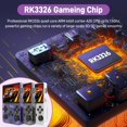 thumbnail image 4 of ZYTKWT R36S Handheld Game Console, 3.5-inch IPS Screen, 20,000+ Games, 20+ Emulators, 128GB Purple, 4 of 12