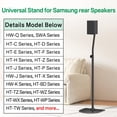 thumbnail image 2 of Par de soportes de altavoz notiela ajustables 84-107 cm para Samsung, 2 of 8