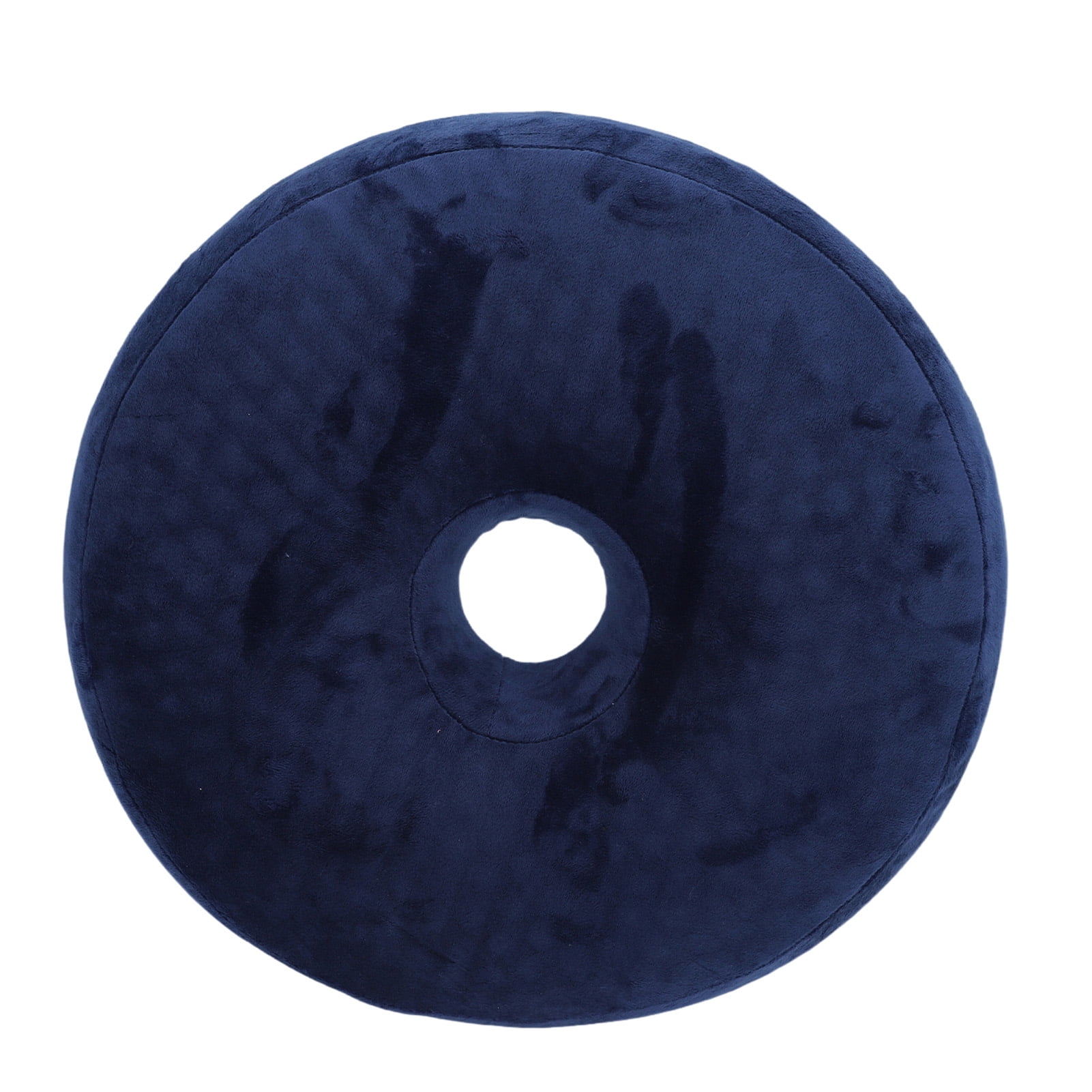M Buder Gel Donut Cushion Pillow Slow Rebound Memory Foam Ergonomic Seat Pad for Tailbone Hemorrhoid Sciatica Postpartum Recovery Wheelchair Navy Blue 15.6 inches / 39.5 cm