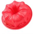thumbnail image 2 of Molde de silicona para pasteles/Molde de silicona con forma de flor, excelente para hacer pasteles Bundt de pera y chocolate, pasteles de arce glaseados, etc., ¡24 meses de garantía!, 2 of 5