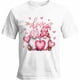 thumbnail image 1 of Camisetas informales de manga corta con diseño de gnomo y corazón rosa para hombre, para el Día de San Valentín, 1 of 8