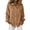 Brown, variant on Womens Long Sleeve Button Down Leopard Shirts