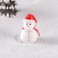 thumbnail image 3 of 10 mini figuras de muñecos de nieve, adornos navideños en miniatura para decoración de micro paisajes., 3 of 8