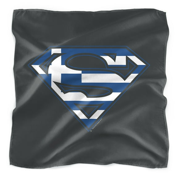Superman Greek Shield Bandana (21 in x 21 in)