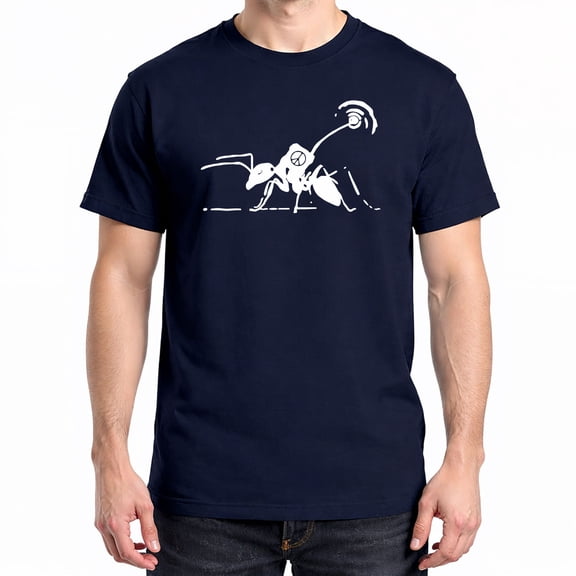 Futile Peace Ant T-Shirt – Minimalist Political Satire Graphic Tee