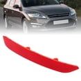 thumbnail image 1 of Rear Bumper Reflector for  MK4 2007-2014, Anti Scratch Car Rear Bumper Reflector Strip Cover, Safe Driving Enhancing Visibility Behind, Red, 1 of 7