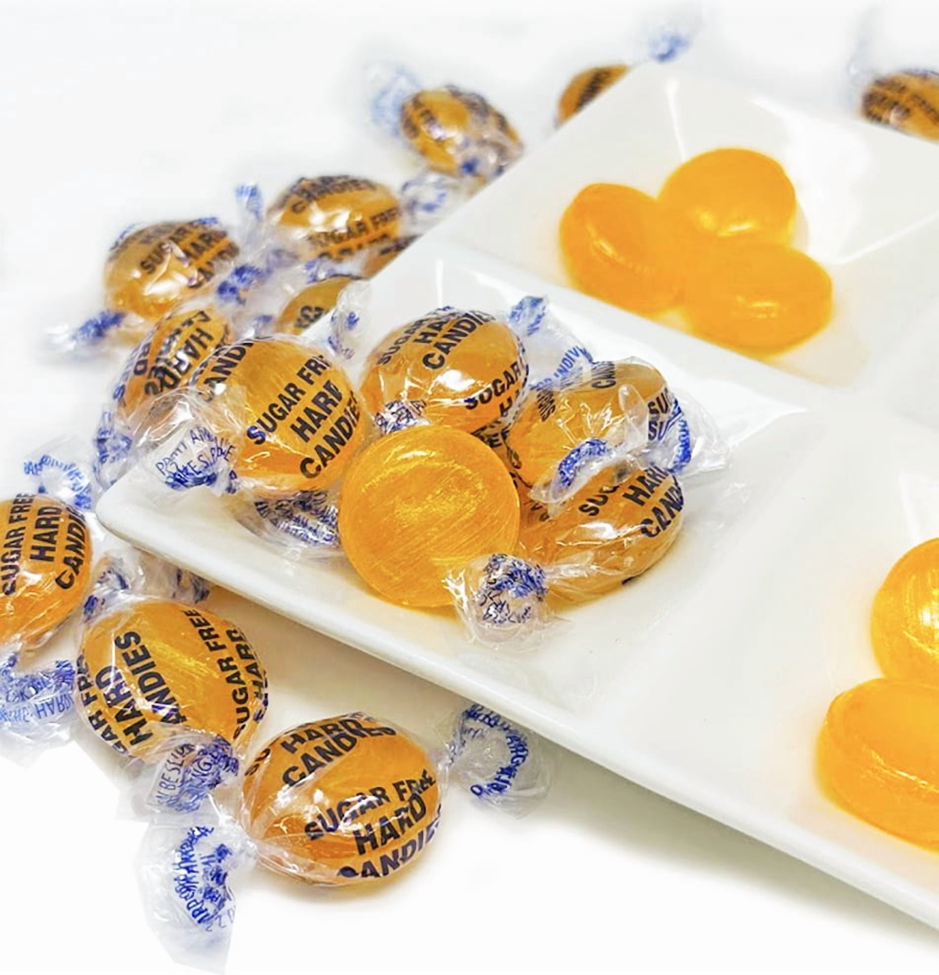 SweetGourmet Sugar-Free Butterscotch Buttons Hard Candy | 2 Pounds