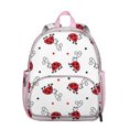 thumbnail image 1 of Red Ladybug Student Backpack – Cute Cartoon Ladybird Print With Nature Insect Garden Polka Dot Design, 1 of 6