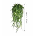 thumbnail image 3 of Artificial Hanging Plants Fake Plants Faux PlantS UV Resistant Plastic Plants for Outdoor Indoor Wall Hangings Artificial Plants for Front Porch Patio Garden Home, 3 of 6