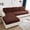 Chocolate, variant on Sofa Cushion Covers High-Elasticity Waterproof Jacquard Sofa Slipcovers Pet-Friendly Furniture Protectors for L-Shaped Sectional Sofa Easy Care