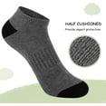thumbnail image 3 of 10 Pairs Boys Socks 4-6 6-8 8-10 Years Old Low Cut Ankle Athletic Socks For Kids Short Half Cushioned Socks, 3 of 7