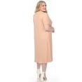 thumbnail image 3 of White Mark Women's Plus Size Crew Neck T-Shirt Dress, 3 of 6