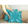 thumbnail image 3 of Ambesonne Teal Throw Pillow Cover 2 Pack, Native Art, 16", Teal, 3 of 6