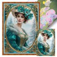 thumbnail image 1 of Hilo Algodón Ecológico Bordado Kit Punto Cruz Vintage Lady 11CT Obra Arte (23), 1 of 9