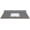 Gray, variant on Avanity QUT43EW-RS 43" Quartz Vanity Top - White