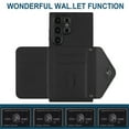thumbnail image 5 of ELEHOLD Wallet Crossbody Case for Samsung Galaxy S23 Case with Flip Card Slots RFID Blocking Function Magnetic Closure Stand Detachable Crossbody Shoulder Strap for Women Girls,black, 5 of 8