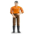 thumbnail image 1 of Bruder 60007 bworld Man with Light Skin/Brown Jeans Toy Figure, 1 of 2