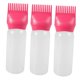 thumbnail image 1 of 3 frascos aplicadores de tinte para el cabello con punta de peine para una aplicación precisa en la raíz. Uso en salones de belleza y en casa., 1 of 5
