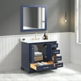 thumbnail image 3 of 36" Freestanding Bathroom Vanity with Sink - Navy Blue, 3 of 14