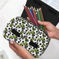 thumbnail image 7 of Hirioo Soccer and Football for Large Grid Mesh Pencil Case with Zipper Stationery Organizer Case, 7 of 7