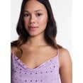 thumbnail image 4 of No Boundaries Studded Cowl Neck Cami, Women's XXS-XXL, 4 of 5