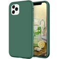 thumbnail image 1 of iPhone 11 Pro Case,Case for iPhone 11 Pro, Slim Soft Silicone Full Covered Anti-Slip Shockproof Protective Case Cover for Apple iPhone 11 Pro 5.8" 2019, Midnight Green, 1 of 8