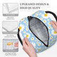 thumbnail image 5 of Haiem Daisies Flowers Printed Lunch Bag Women, Lunch Box Lunch Bag for Women, Small Leakproof Cute Lunch Tote Large Capacity Reusable Insulated Cooler Lunch Container, 5 of 6