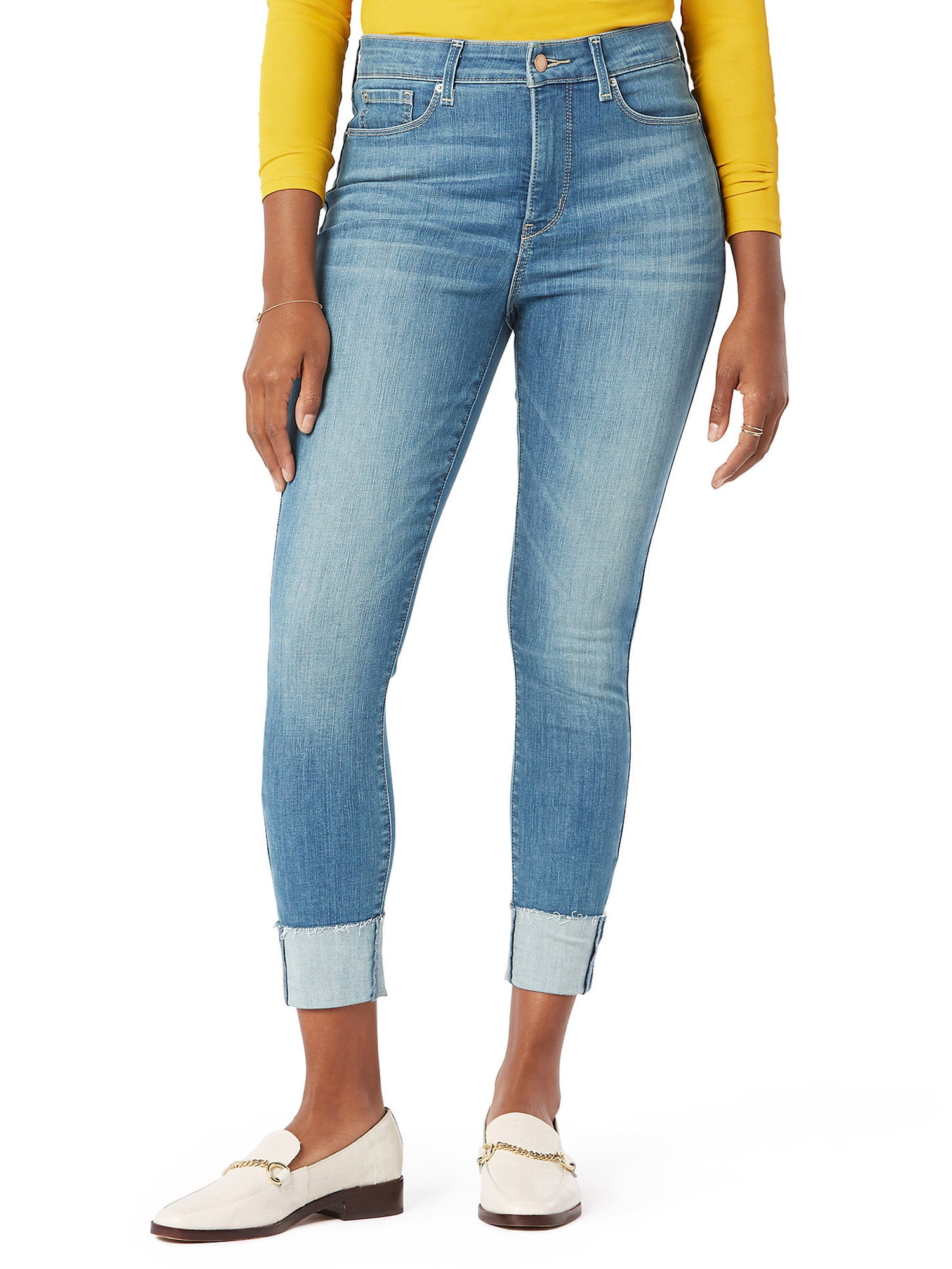 Signature by Levi Strauss & Co.™ Women's Simply Stretch Shaping High Rise  Ankle Skinny Jeans 