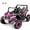 Pink, variant on Coane 24V Ride on Toy Car for Big Kids 4-8, XL Kids UTV 2 Seater with Remote Control, 20" Spacious Seat, 4WD/2WD, MP3 & USB, 3 Speed, Storage, Electric Powerful Cars for Boys Girls, Green