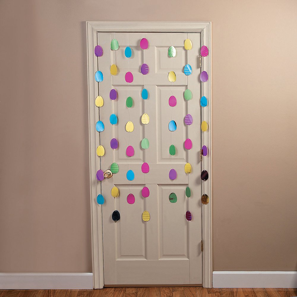 Easter Egg Foil Door Curtain Party Decor 1 Piece