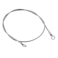 thumbnail image 1 of Unique Bargains 2mmx50cm Stainless Steel Lanyard Cable Eyelets Ended Wire Rope 10 Pack, 1 of 5