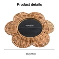 thumbnail image 1 of Wall Mirror, Rattan Wall Mirror Decoration, Suitable for Living Room Garden, 1 of 9