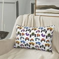 thumbnail image 5 of Honeii Cartoon Monster Trucks1 Decorative Throw Pillow Case - Elevate Your Couch, Sofa, or Bed with Stylish Home Decor, Perfect Gift Idea-16"x24", 5 of 6