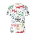 thumbnail image 2 of Daiia Stamp Set Collection Mens Baseball Jersey Button Down Shirts Short Sleeve Sports Uniforms-4X-Large, 2 of 9