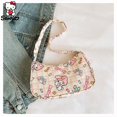 thumbnail image 4 of Bolso de axila de Sanrio para mujer, bolso de maquillaje Kuromi Cinnamoroll, bolso de hombro con melodía de Hello Kitty, lindo bolso de mano, bolso de mano, regalos de cumpleaños para niña, 4 of 5