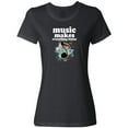 thumbnail image 3 of Inktastic Music Makes Everything Better Women's T-Shirt, 3 of 5