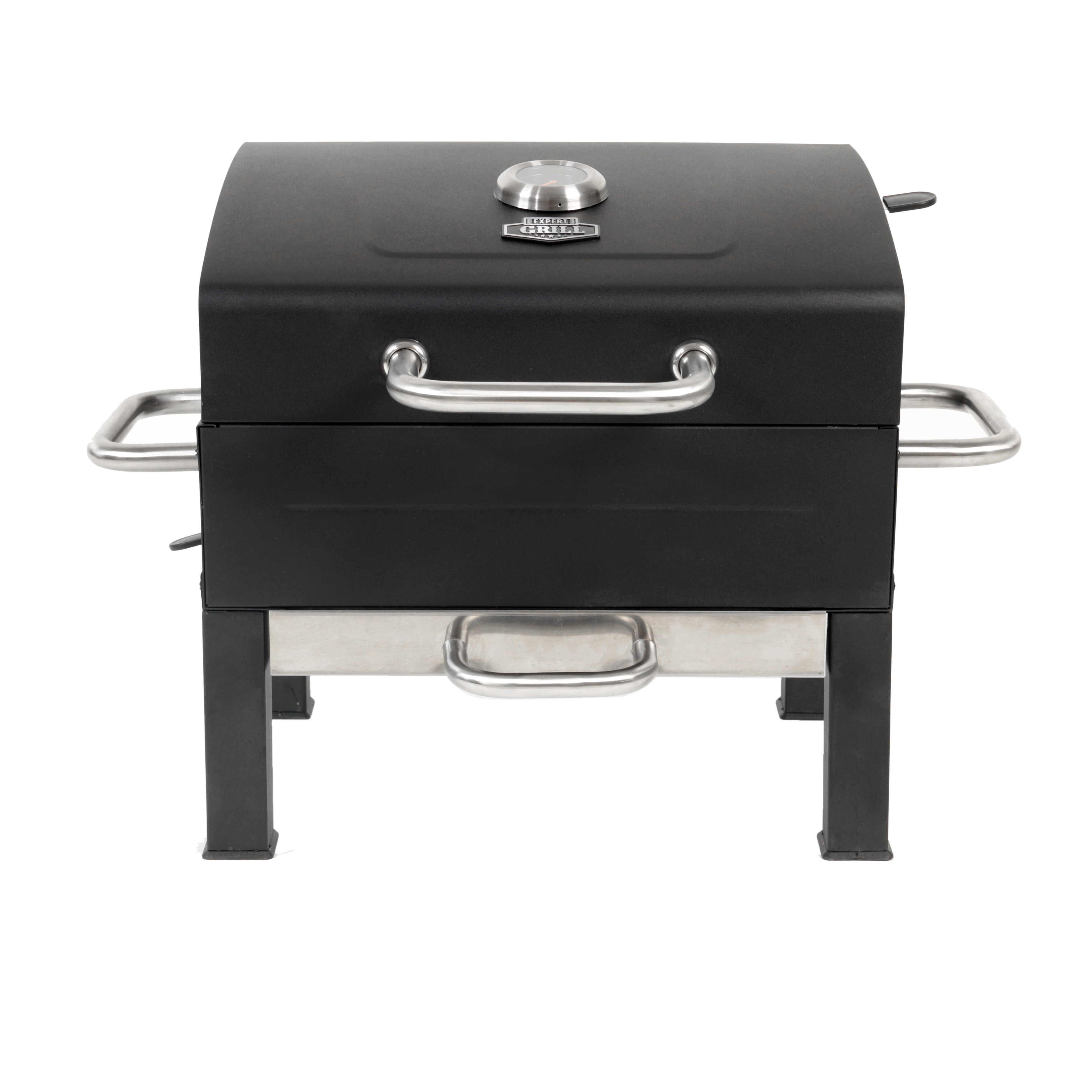 Expert Grill Premium Portable Charcoal Grill, Black and Stainless Steel - image 7 of 18