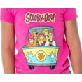 thumbnail image 3 of Scooby-Doo Girls' Mystery Machine Short-Sleeve Shirt Jogger Pants 2 Piece Pajama Set Lounge Sleepwear, 3 of 7