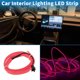 thumbnail image 3 of Cuerda de luz LED EL de 1m Unique Bargains, tira de luz de neón flexible para iluminación interior de automóviles, encendedor de cigarrillos (12v) rosa, 3 of 7