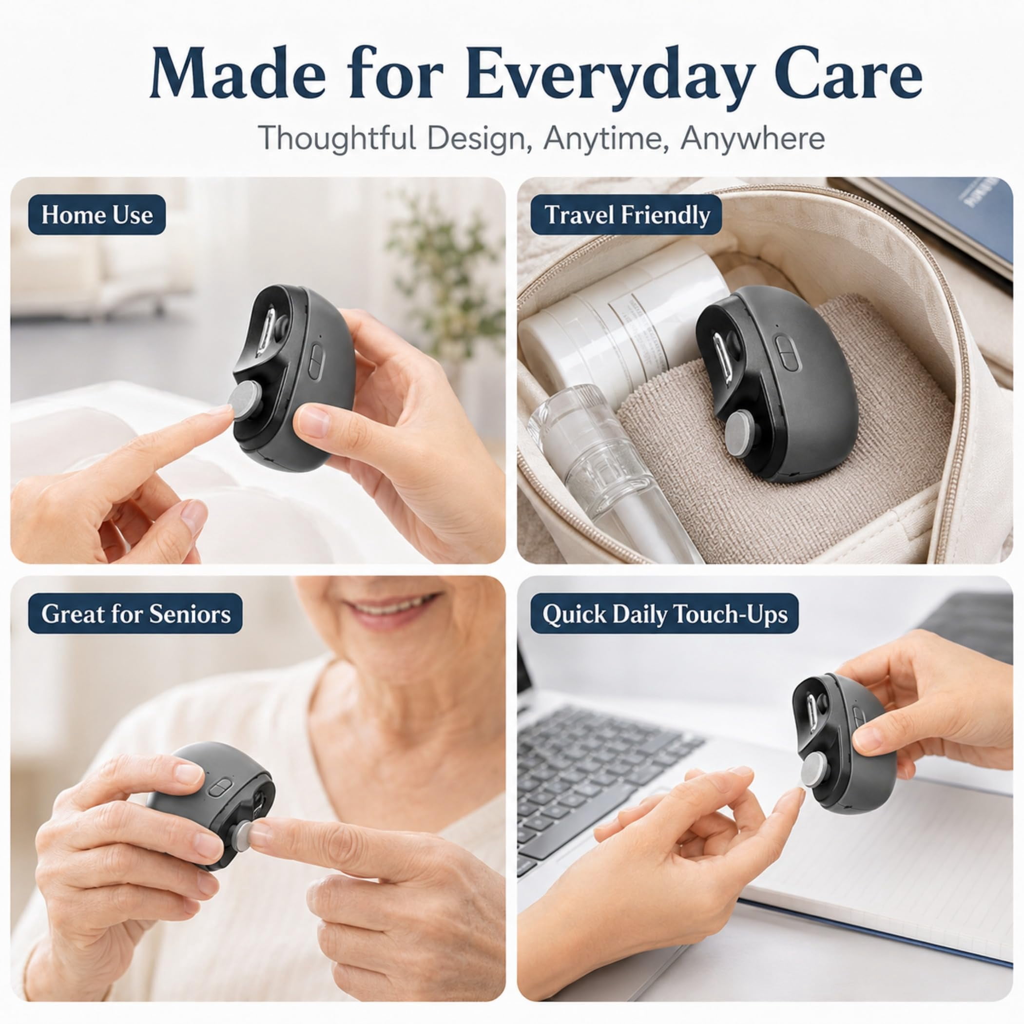 2-in-1 Smart Electric Toe Nail Clipper for Seniors – picture 5