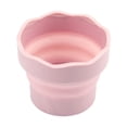 thumbnail image 1 of Methold Pink Silicone Foldable Painting Water Cup Purpose Bucket Multi Accessories pinturas, 1 of 1