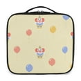 thumbnail image 3 of Makeup Train Case with Adjustable Dividers,Cosmetic Bag Portable Portability Bag Case Gifts Clown Balloons, 3 of 8